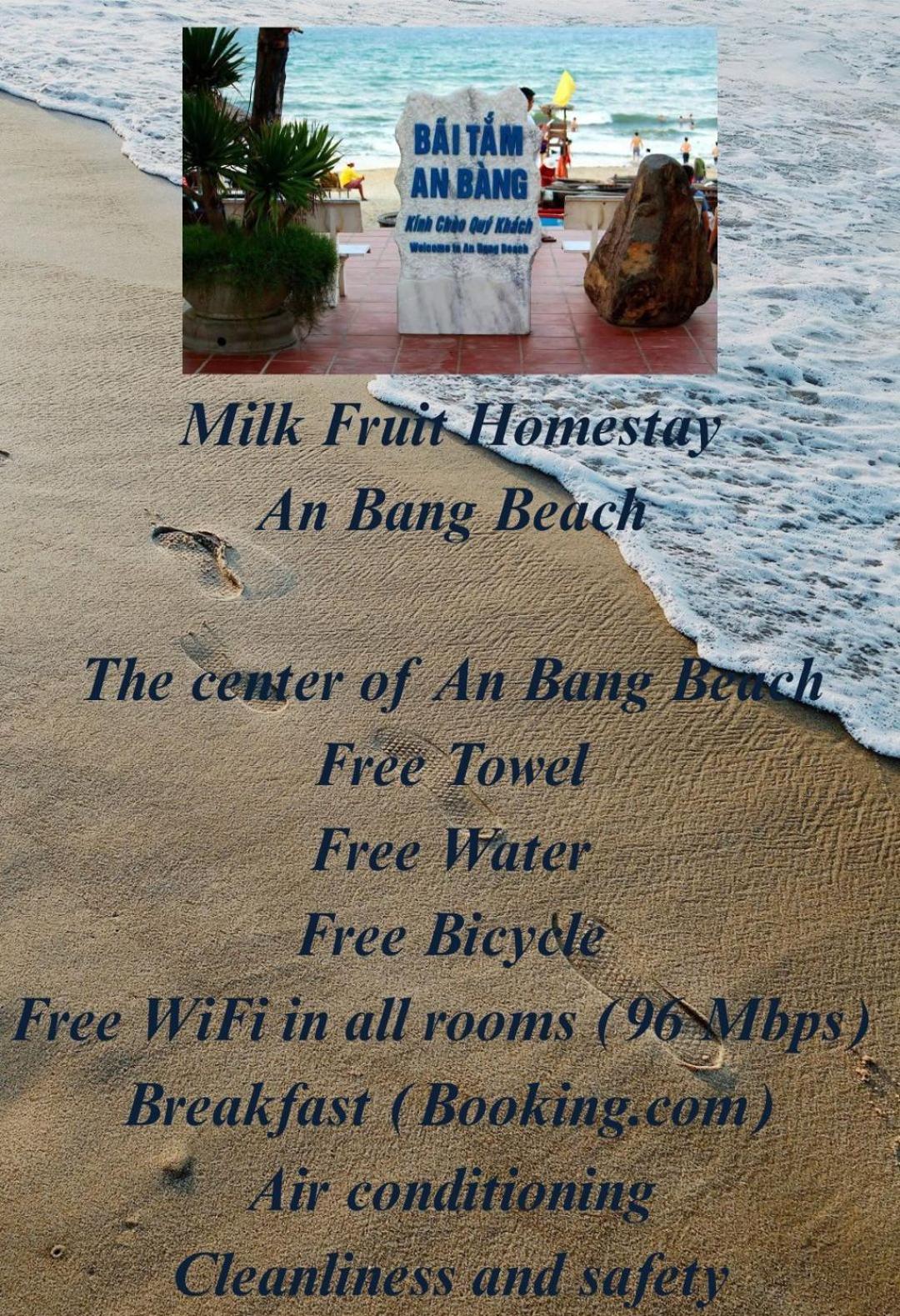 Milk Fruit Homestay - An Bang Beach Hoi An Dış mekan fotoğraf